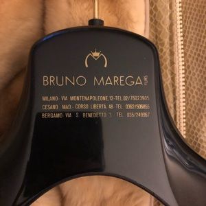 Vintage Mink Leather Fur coat with Fox cuffing